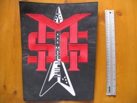 MICHAEL SCHENKER GROUP - RED LOGO + GUITAR