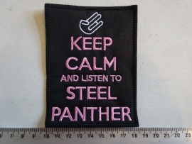STEEL PANTHER - KEEP CALM AND LISTEN TO STEEL PANTHER ( BLACK BORDER )