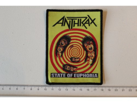 ANTHRAX - STATE OF EUPHORIA ( BLACK BORDER  ) WOVEN