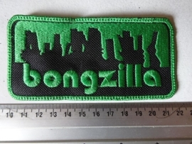 BONGZILLA - GREEN NAME LOGO