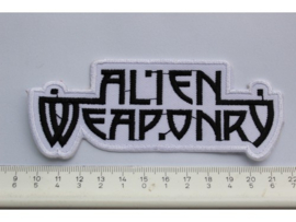 ALIEN WEAPONRY - BLACK/WHITE NAME LOGO