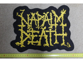 NAPALM DEATH - YELLOW NAME LOGO