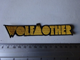 WOLFMOTHER - GOLD NAME LOGO