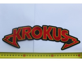 KROKUS - RED/YELLOW NAME LOGO