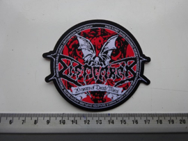DISMEMBER - 20 YEARS OF DEATH METAL ( BLACK BORDER ) WOVEN
