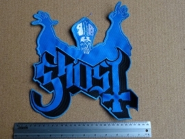 GHOST - BLUE/BLACK LOGO + PAPA EMIRITUS III