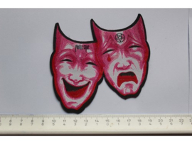 MOTLEY CRUE - THEATRE OF PAIN ( BLACK BORDER ) WOVEN