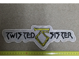 TWISTED SISTER - BEIGE/BLACK/YELLOW NAME LOGO