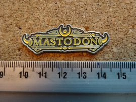 MASTODON - YELLOW NAME LOGO