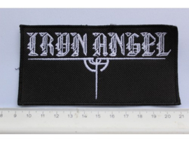 IRON ANGEL - WHITE NAME LOGO