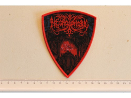 NECROPHOBIC - DARKSIDE ( RED BORDER ) WOVEN