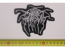 DARKTHRONE - SHAPED WHITE LOGO ( DIFFERENT )