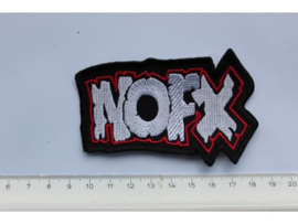 NOFX - WHITE/RED NAME LOGO