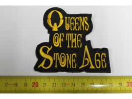 QUEENS OF THE STONE AGE - YELLOW NAME LOGO