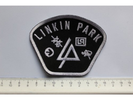 LINKIN PARK - WHITE/BLACK NAME LOGO