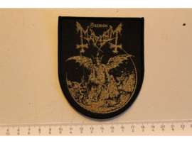 MAYHEM - DAEMON ( BLACK BORDER ) WOVEN