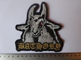 BATHORY - YELLOW NAME, WHITE GOAT ( DIFFERENT )