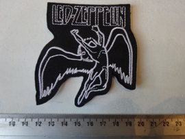 LED ZEPPELIN - BLACK/WHITE LOGO + SWAN
