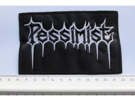PESSIMIST - WHITE NAME LOGO