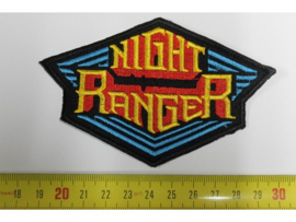 NIGHT RANGER - BLUE/YELLOW/ORANGE NAME LOGO