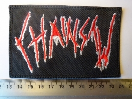 CHAINSAW - RED/WHITE LOGO