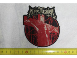 NUNSLAUGHTER - CRUCIFIXION ( LASERCUT ) WOVEN