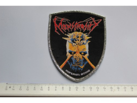 MONSTROSITY - IMPERIAL DOOM ( SILVER BORDER ) WOVEN