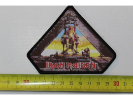 IRON MAIDEN - THE X FACTOR ( BLACK BORDER ) WOVEN