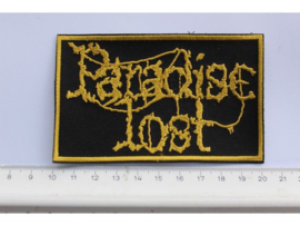 PARADISE LOST - YELLOW NAME LOGO ( YELLOW BORDER )