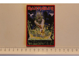 IRON MAIDEN - NO PRAYER FOR THE DYING ( RED BORDER ) WOVEN