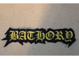 BATHORY - YELLOW NAME LOGO