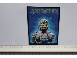 IRON MAIDEN - POWERSLAVE ( BLACK BORDER ) WOVEN