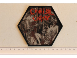 CANNIBAL CORPSE - THE WRETCHED SPAWN  ( BLACK BORDER ) WOVEN