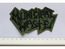 MUNICIPAL WASTE - BLACK/GREEN NAME LOGO