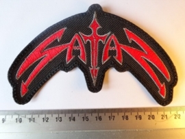 SATAN - RED/WHITE LOGO