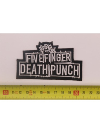 FIVE FINGER DEATH PUNCH - WHITE/BLACK NAME LOGO