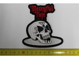 MERCYFUL FATE - SKULL LOGO + RED NAME