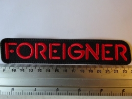 FOREIGNER - RED LOGO