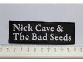 NICK CAVE & THE BAD SEEDS - WHITE NAME LOGO