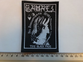 SAMAEL - THE BLACK FACE ( BLACK BORDER ) WOVEN