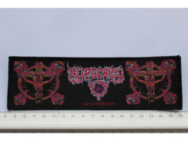 HYPOCRISY - OSCULUM OBSCENUM ( BLACK BORDER ) WOVEN STRIPE