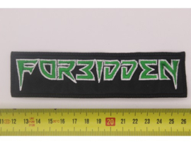 FORBIDDEN - GREEN/WHITE NAME LOGO