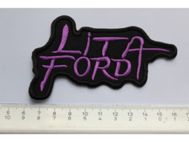 LITA FORD - PURPLE NAME LOGO