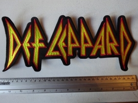 DEF LEPPARD - RED/YELLOW LOGO