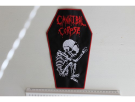 CANNIBAL CORPSE - FOETUS LOGO ( RED BORDER )