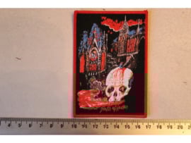 SLAYER - SOUTH OF HEAVEN ( RED BORDER ) WOVEN