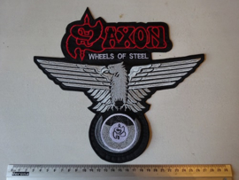 SAXON - WHEELS OF STEEL ( WHITE )