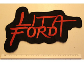 LITA FORD - RED NAME LOGO