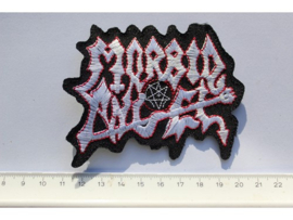 MORBID ANGEL - WHITE/RED NAME LOGO