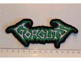 GORGUTS - WHITE/GREEN NAME LOGO